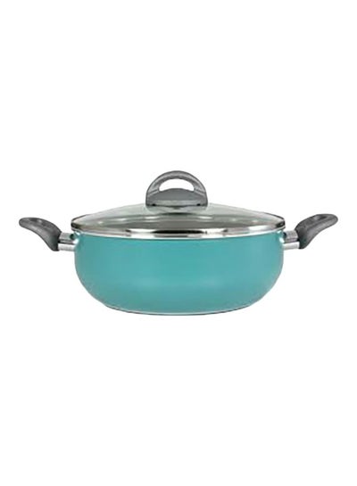 Buy Pandora Casserole With Lid Turquoise/Grey/Clear 20cm in Egypt