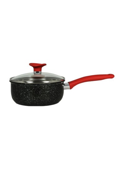 Buy Granito Evo Saucepan With Lid Black/White/Red 16cm in Egypt