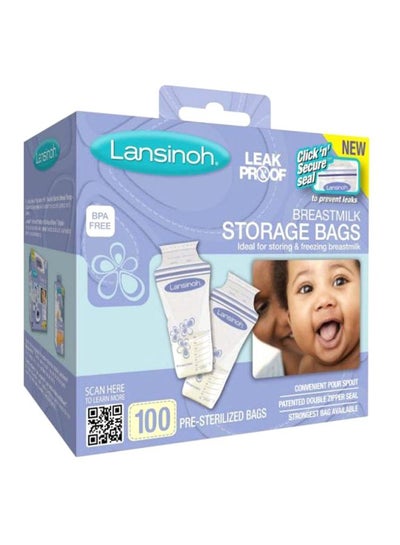 Buy 100-Piece Breastmilk Storage Bags in UAE