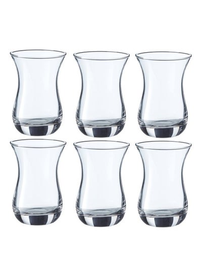 6-Piece Aida Tea Glass Set, 160cc Clear price in UAE | Noon UAE | kanbkam