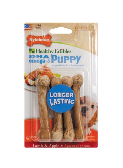 Buy Healthy Edible Puppy Lamb And Apple 158grams in UAE