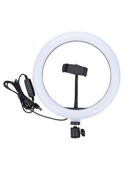 Buy Adjustable Photography Ring Light Black/White in Egypt