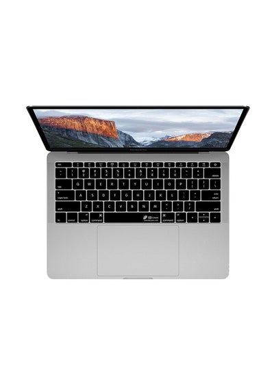 Buy Keyboard Cover For MacBook Pro 13 And 15-Inch With Touch Bar Black in UAE