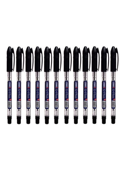 Buy 12-Piece G-Plus Ballpoint Pen Set Black in Egypt