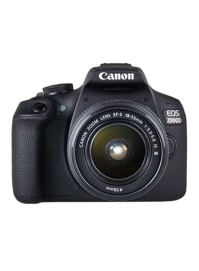 Buy EOS 2000D DSLR With EF-S 18-55mm f/3.5-5.6 IS III Lens 24.1MP, Built-In Wi-Fi And NFC in UAE