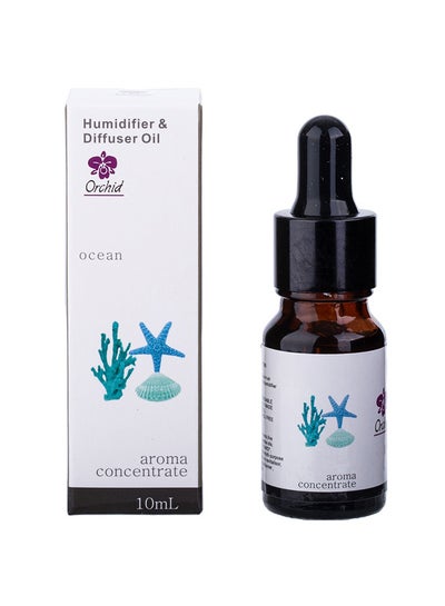 Buy Humidifier And Diffuser Ocean Dream Oil 10ML White 9centimeter in UAE