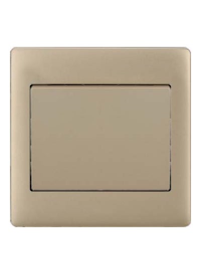 Buy V1 G Series 1 Gang 2 Way Switch Gold Matte 3x3inch in UAE