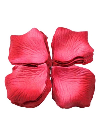 Buy 1000-Piece Artificial Rose Flower Red 5x5.5cm in UAE