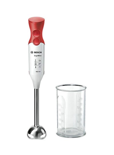 Buy Hand Blender 450W MSM64110 White/Red in Egypt