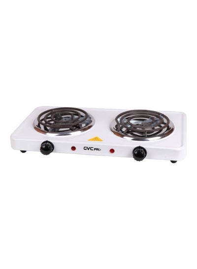 Buy Electric Hot Plate 2000W 2000 W GVCHP-20 White/Brown/Black in Saudi Arabia