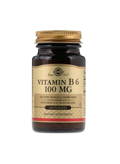 Buy Vitamin B6 Dietary Supplement 100 mg - 100 Tablets in Saudi Arabia