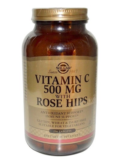 Buy Vitamin C 500 mg With Rose Hips - 250 Tablets in UAE