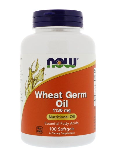 Buy Wheat Germ Oil 1130 mg Dietary Supplement - 100 Softgels in UAE