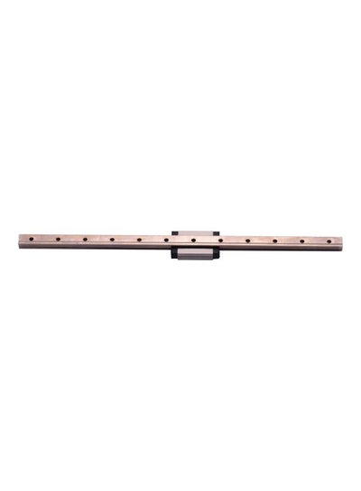 Buy Linear Rail Guideway With Block For 3D Printer 300x12x8mm Silver in UAE