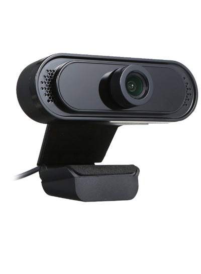 Buy High Definition Auto Focus Webcam With Microphone Black in Saudi Arabia