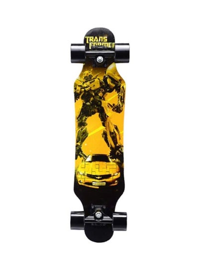 Buy Transformer Printed Skateboard With Maple Wood Deck 80x20x13cm in Saudi Arabia
