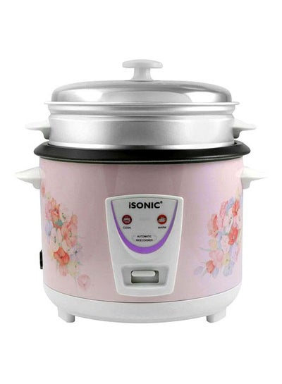 Buy Electric Rice Cooker 1.8L 1.8 L 700.0 W IRC 758 Pink/White/Silver in UAE