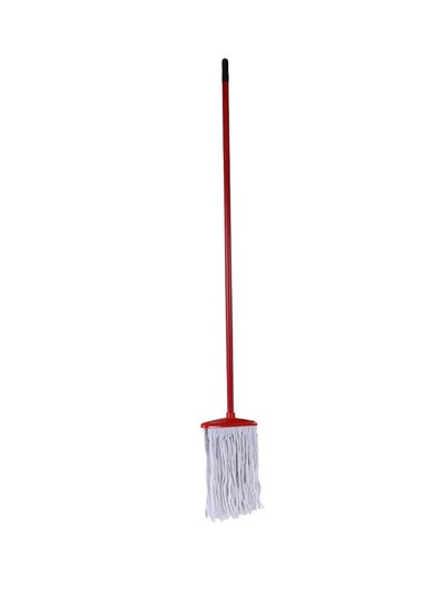 Buy Floor Mop With Stick Red/White in UAE