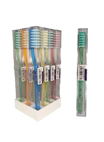 Buy Toothbrush Multicolor Pack of 12 in UAE