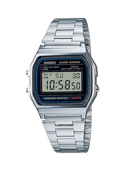 Buy Men's Vintage Series Digital Watch A158WA-1DF - 37 mm - Silver in Saudi Arabia