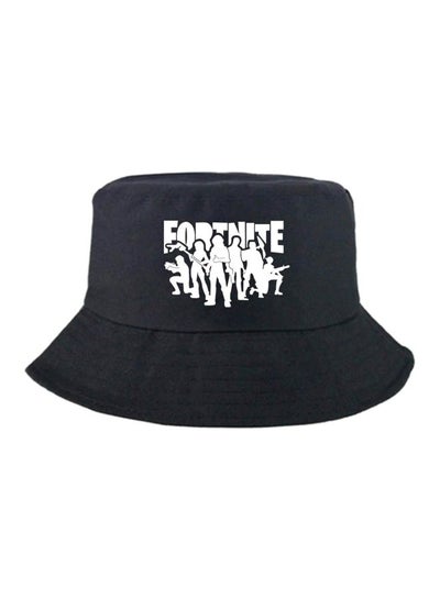 Fortnite Printed Bucket Hat Black/White price in Saudi Arabia | Noon ...