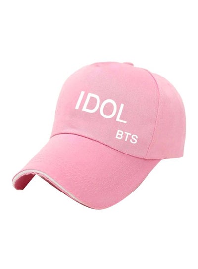 BTS Idol Printed Baseball Cap Pink/White price in Saudi Arabia | Noon ...