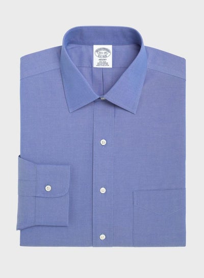 Buy Collared Buttoned Down Shirt Blue in UAE