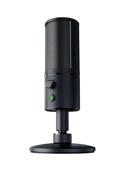 Buy Seiren X High Quality Stereo HD Microphone Black in UAE