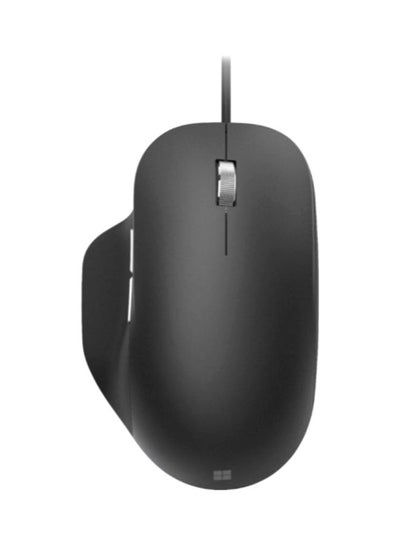 Buy Ergonomic Wired Mouse Black/White in Saudi Arabia