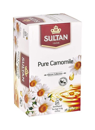 Buy Pure Camomile Herbal Moroccan Tea 28grams Pack of 20 in UAE