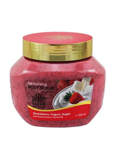 Buy Strawberry Yogurt Sugar Body Scrub 500ml in Saudi Arabia