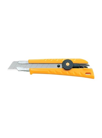 اشتري Ratchet-Lock Snap-Off Utility Knife Yellow/Silver/Black 15.2x3.2x1.3cm في السعودية