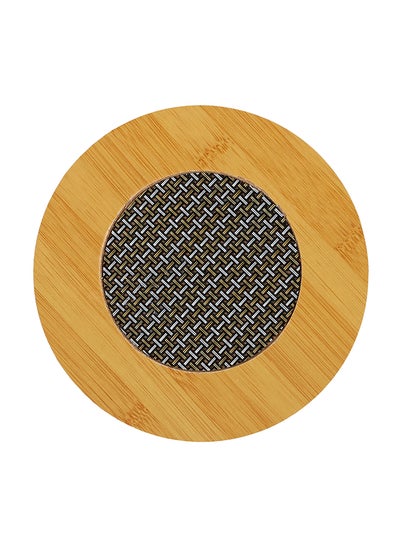 Buy Bamboo Place Mat Brown/Black 6centimeter in UAE