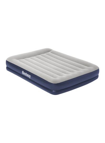 Buy Tritech Queen Air Bed Blue/White 1.60X84X0.62meter in Saudi Arabia