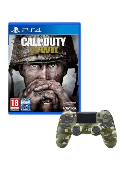 Call Of Duty: WWII (Intl Version) With DualShock 4 Wireless Controller -  Action & Shooter - PlayStation 4 (PS4) price in Saudi Arabia, Noon Saudi  Arabia