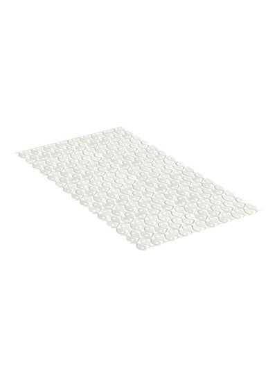Buy Anti-Slip Opaque Pergamon Mat White 70  x  36cm in Saudi Arabia