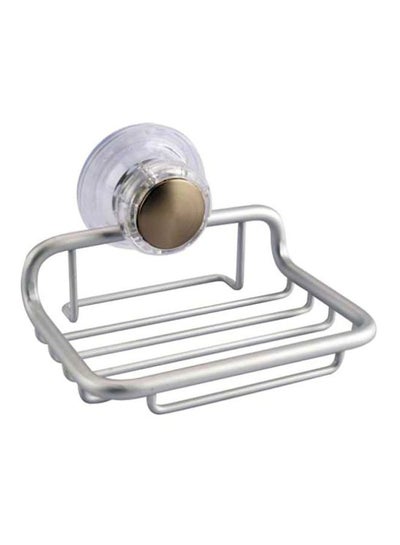 Buy Metro Turn And Lock Soap Dish Silver 5.57 x 4.46 x 3.51inch in Saudi Arabia