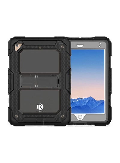 Buy Rugged Shockproof Case Cover For Apple iPad Mini 4/5 With Shoulder Strap Grey/Black in UAE