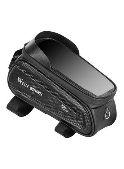 Buy Waterproof Cycle Mobile Phone Holder Bag 9.3x5.1x4.1inch in UAE