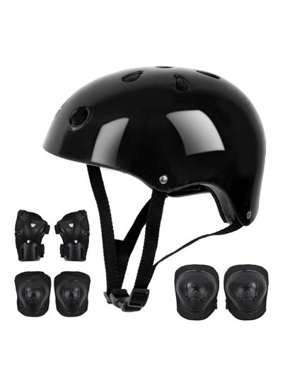 Buy 7-Piece Protective Helmet With Safety Pad Gear Set S in Saudi Arabia