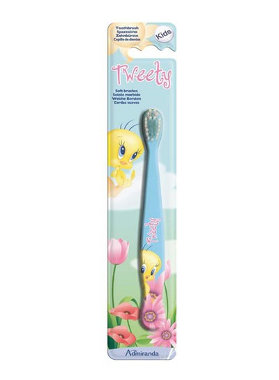 Buy Soft Bristle Toothbrush Blue/Yellow/Pink in UAE