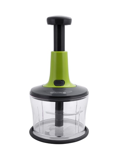 Buy Express Push Chopper Multipurpose Green/Grey 1.2Liters in UAE