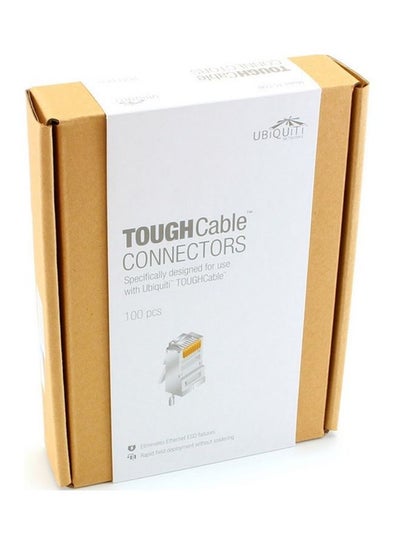 Buy 100-Piece Ethernet Cable Connector Silver in UAE