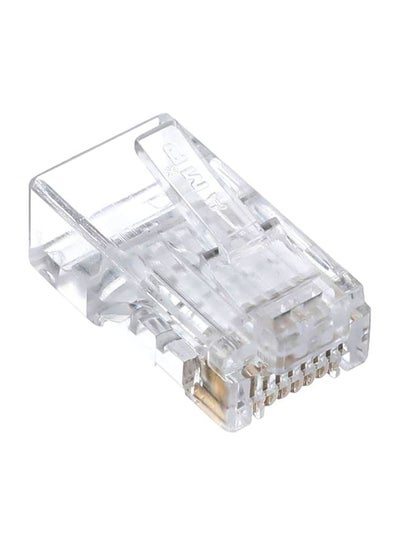 Buy 20-Piece CAT6e LAN Connector Set Clear in Egypt