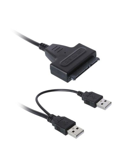 Buy USB 2.0 To SATA Hard Disk Converter Cable Black in Egypt