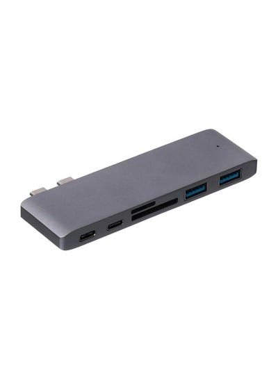 Buy External USB Hub With SD Port Silver in Egypt