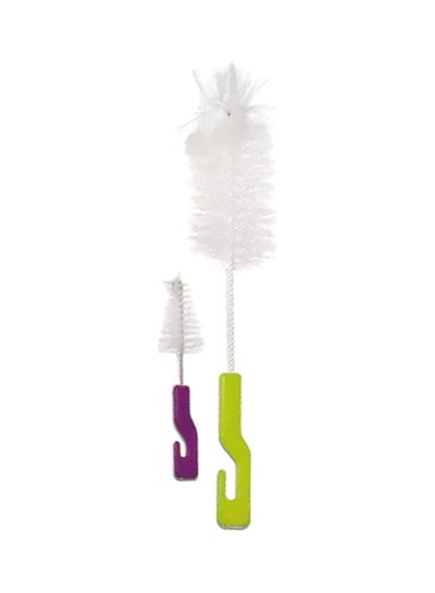 Buy 2-Piece Bottle And Nipple Cleaning Brush Set in Saudi Arabia