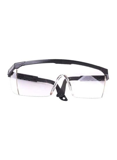 Buy Eye Protection Safety Glasses Black/Clear 14x5cm in UAE