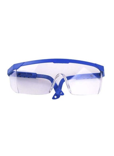 Buy Eye Protection Safety Glasses Blue/Clear 14x5cm in UAE