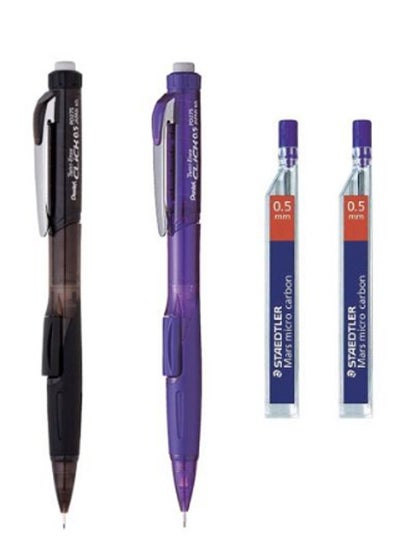 Buy 4-Piece Mechanical Pencil Set Multicolour in UAE